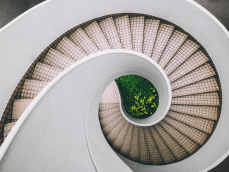 round stairs